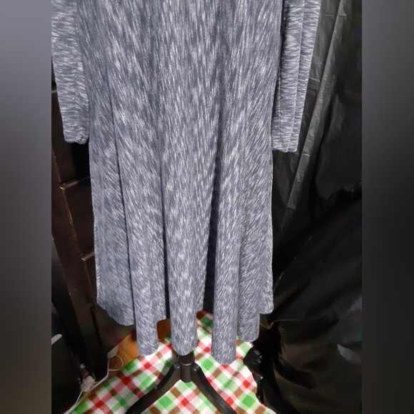 Anthropologie Saturday Sunday Women's Dress Fit Flare Speckled Gray Size M - Picture 3 of 7